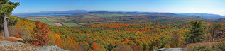 View of Champlain Valley from Boquet Mt - Essex NY