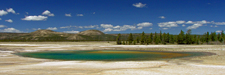 Turquoise Pool at Yellowstone ~ Panorama